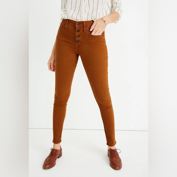 Madewell ankle rust color pant - Picture 1 of 11